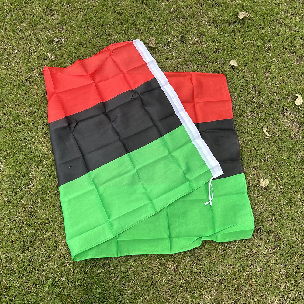 Bandera de la SKY, bandera nacional de la Libya, 90x150cm, 3x5 pies, bandera de la Libya de poliéster colgante para publicidad interior y exterior, decoración del hogar - imagen 5