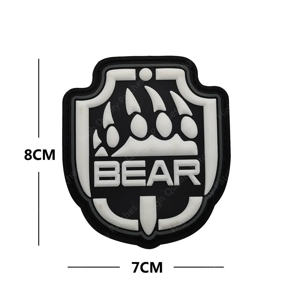 Insignia de brazo de PVC Escape From Tarkov, pegatina mágica USEC BEAR, insignia que brilla en la oscuridad, pegatina para mochila, insignia de identificación nocturna DIY - imagen 4
