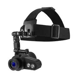 Gafas Monocular de visión nocturna para casco, telescopio de caza infrarrojo montado en la cabeza, pantalla HD de 1,54 pulgadas, equipo recargable, 850nm