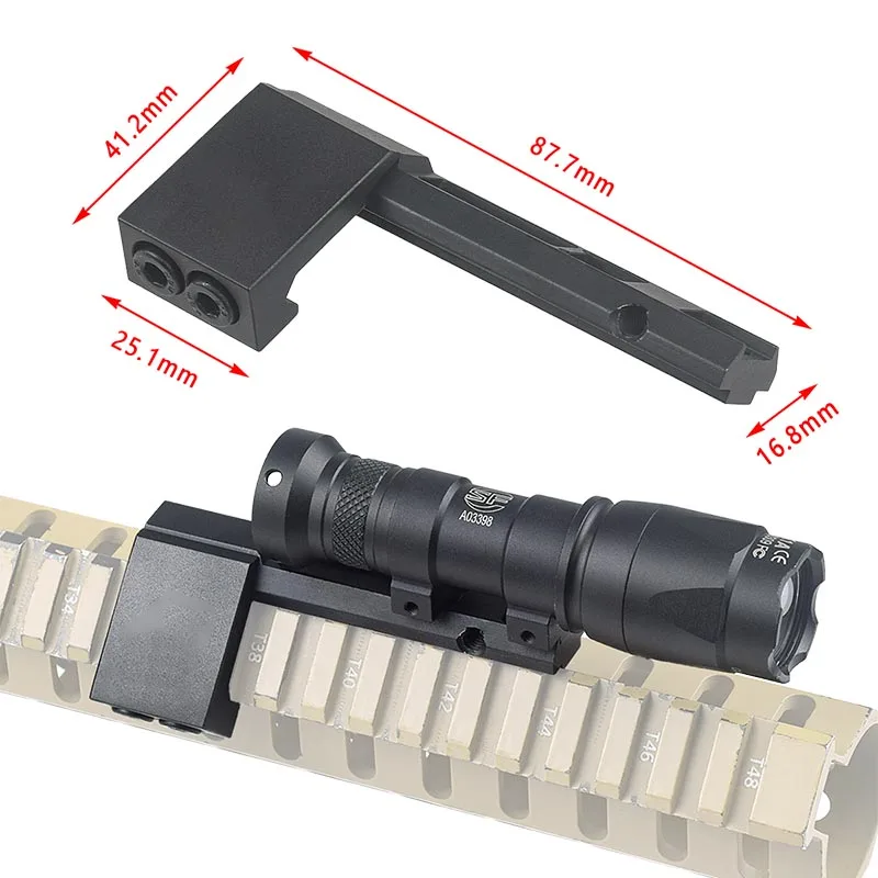 Surefire Scout Linterna táctica Picatinny M300 M600 - imagen 3