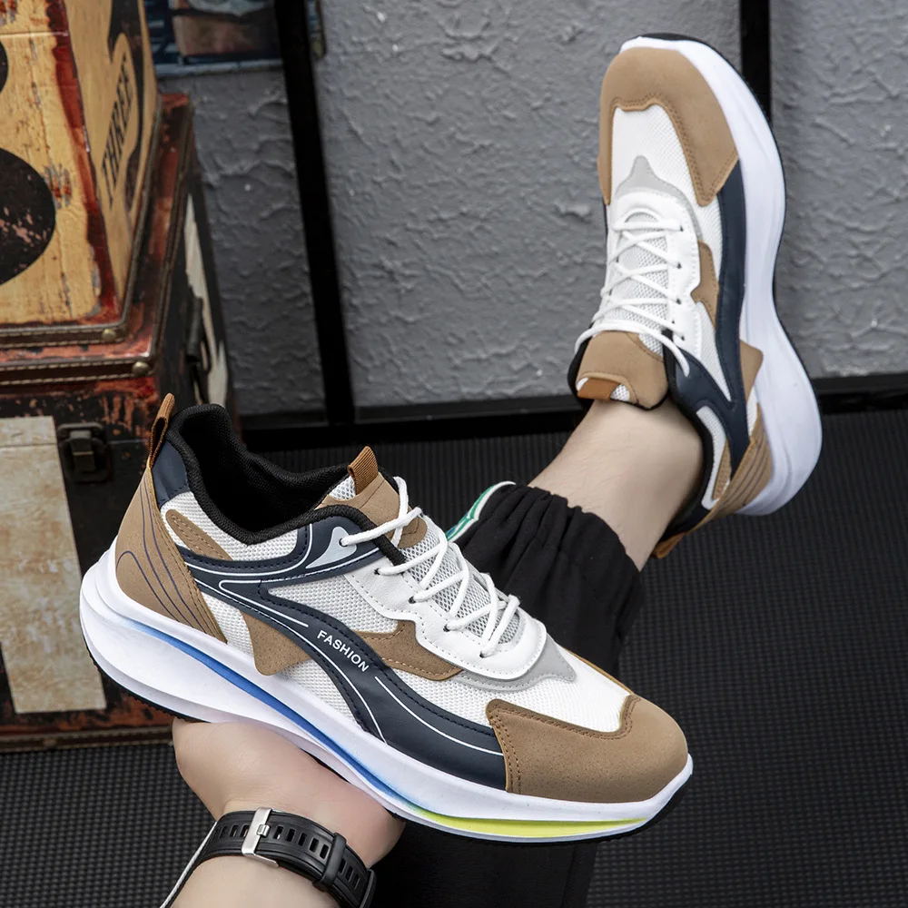 Zapatillas casuales para hombre, detalle de la parte superior