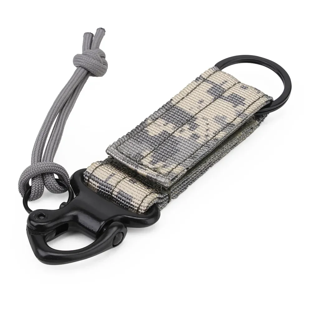Llavero táctico mosquetón multiusos para cinturón y camping - imagen 5
