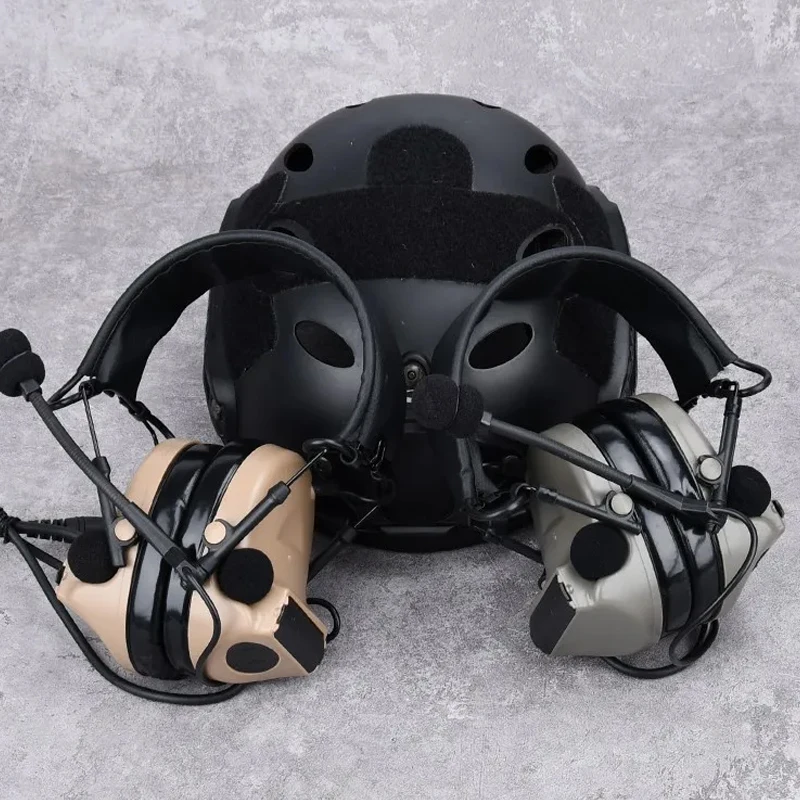 WADSN-auriculares tácticos C2 Comta 2, comunicación para caza al aire libre, tiro, accesorios Airsoft, Kenwood U94 PTT - imagen 5