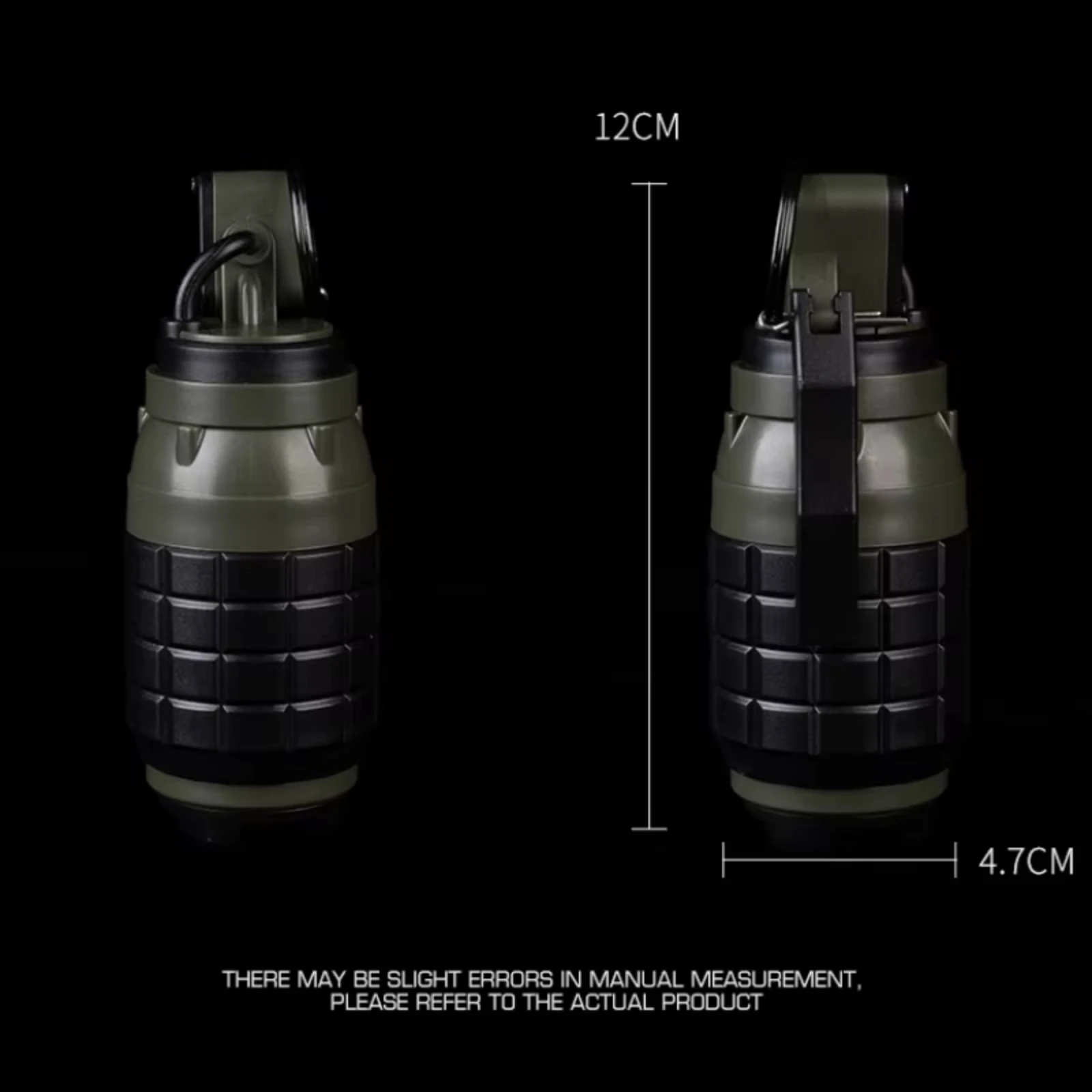 Granadas de mano, modelo simulado ABS con anillo extraíble, espacio de almacenamiento, adornos decorativos para accesorios de caza - imagen 4