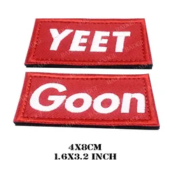 Parche táctico Yeet Goon con velcro para MOLLE