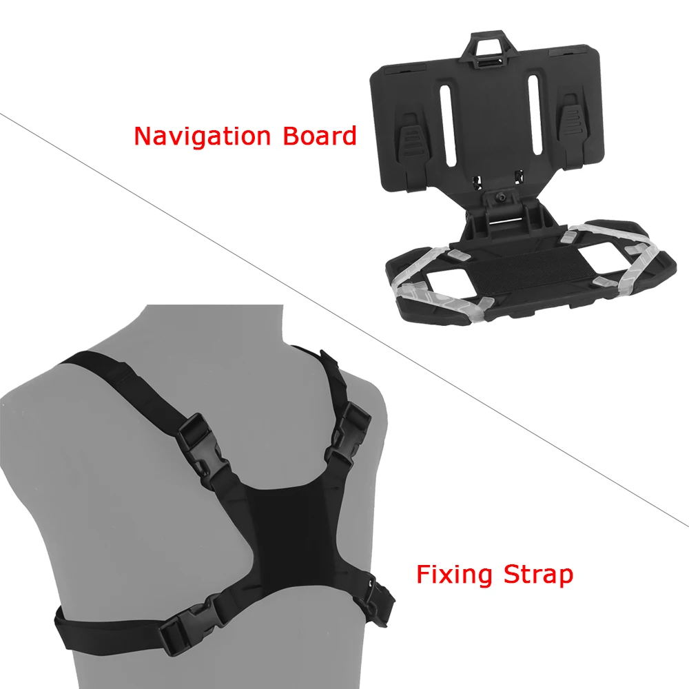 Chaleco militar plegable con soporte frontal, navegador táctico Flip Lite, arnés cortado con láser, ranura de nailon, caza de Paintball - imagen 3