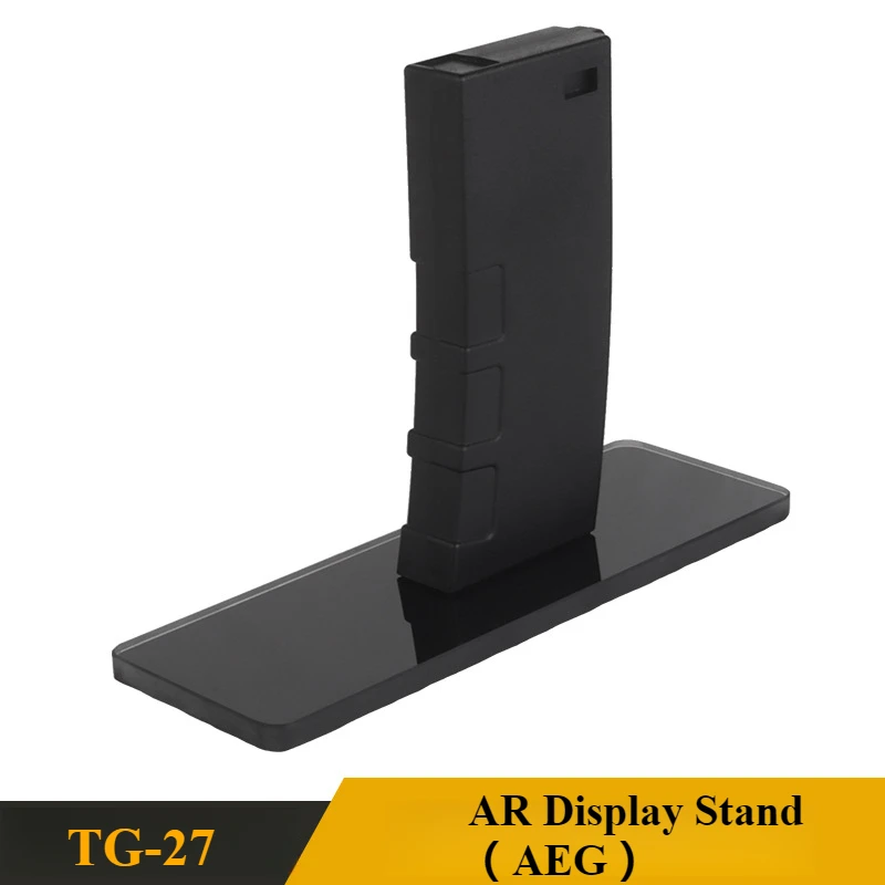 Soporte de exhibición AR con alfombrilla antideslizante, fácil instalación y accesorios decorativos para soporte de exhibición de Rifle de caza de película