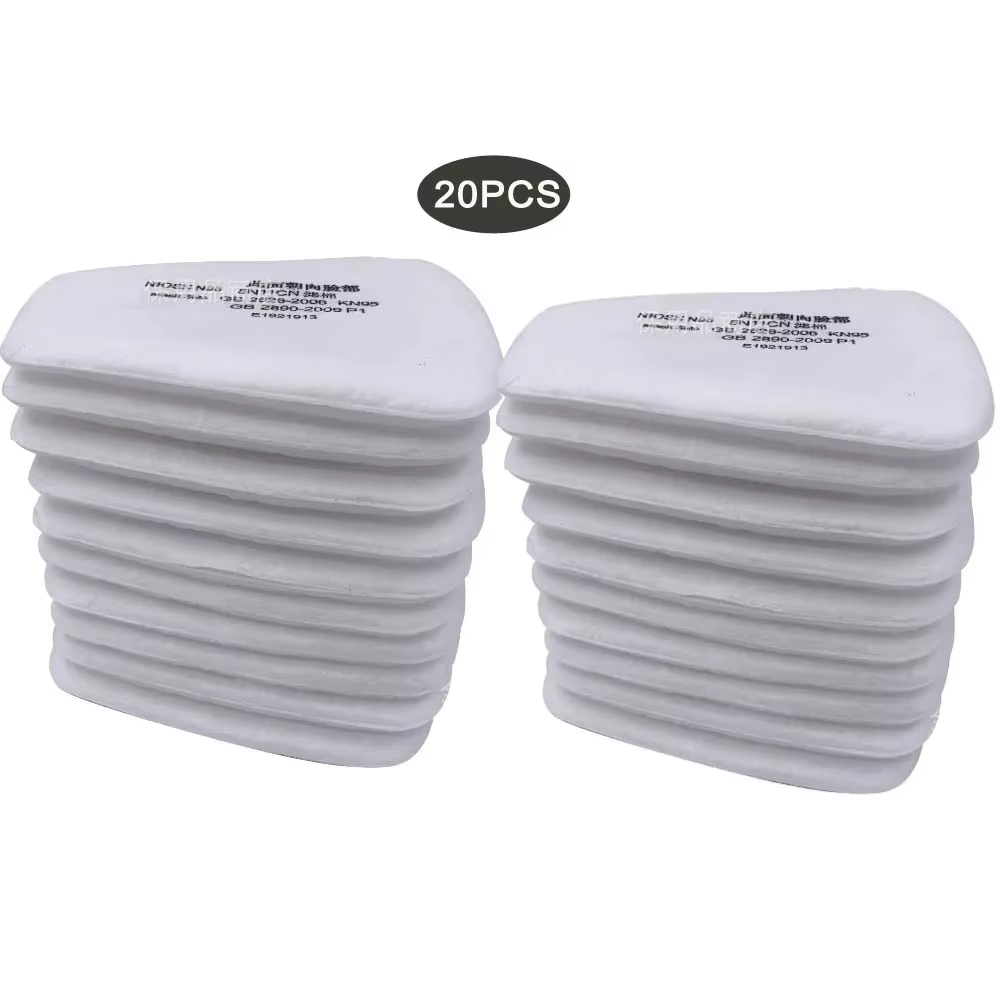 Filtros antipolvo de algodón para máscaras y respiradores protectores - imagen 2