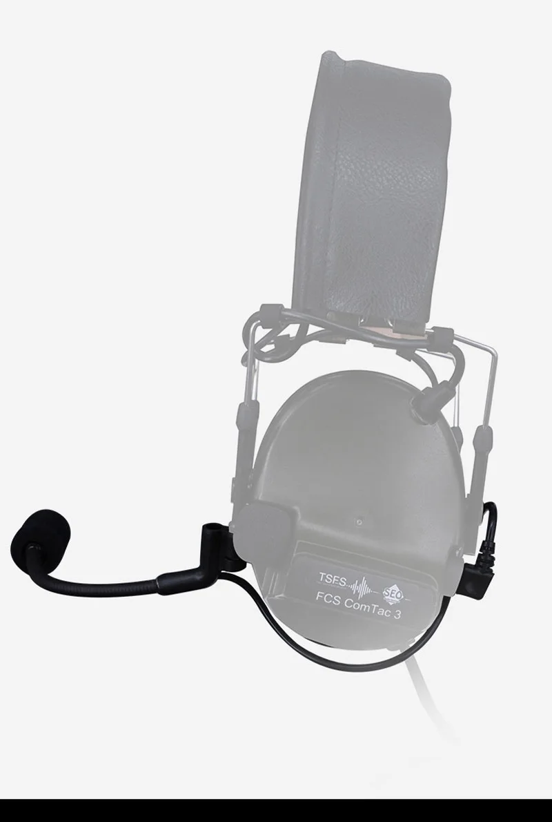 Micrófono táctico C3, cabezal de micrófono dinámico, adecuado para captación de sonido Comtac3 y auriculares tácticos de reducción de ruido - imagen 4