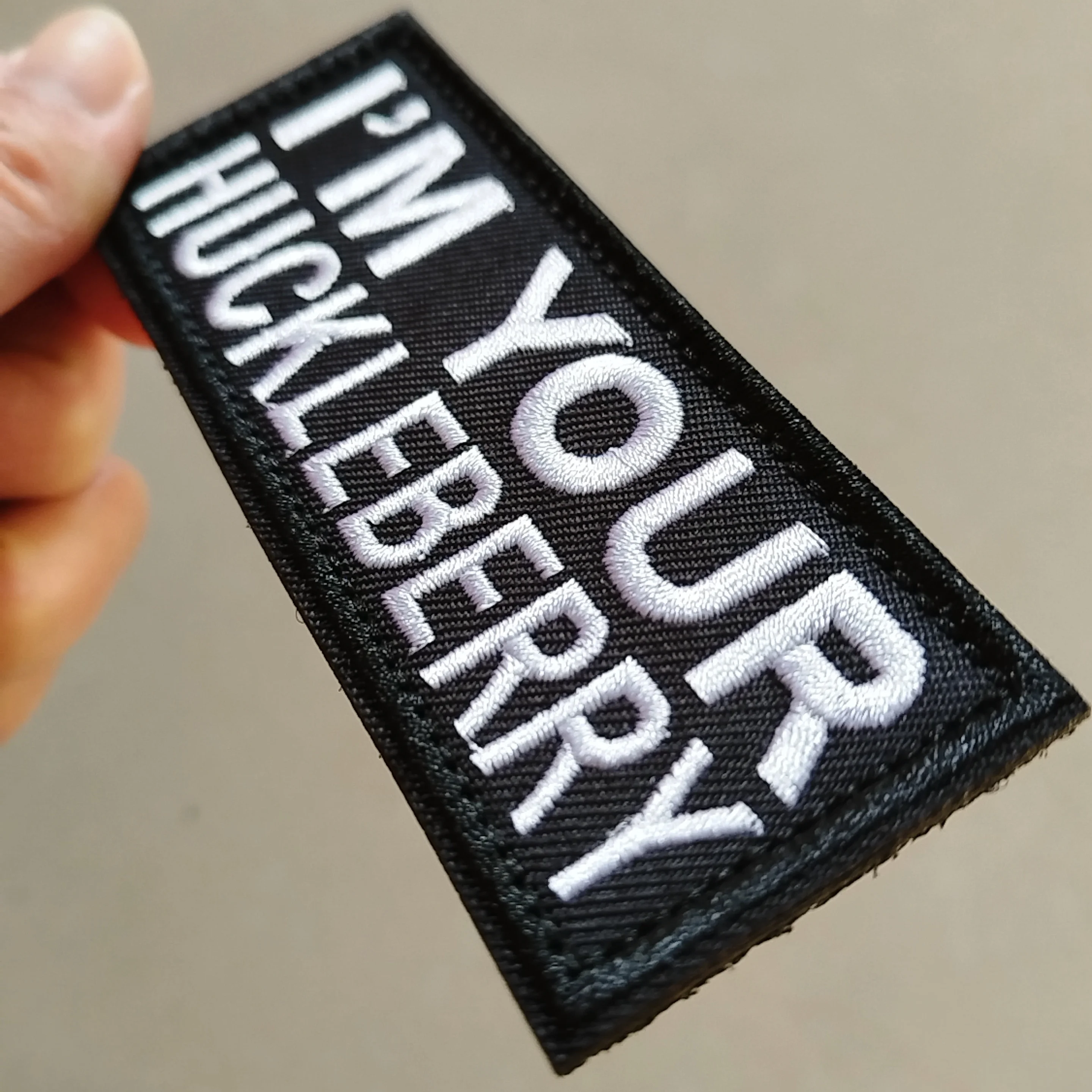 Soy tu Huckleberry - líneas de citas de películas clásicas parche divertido Velcros Hook & Loop-insignia de moral militar táctica para mochila