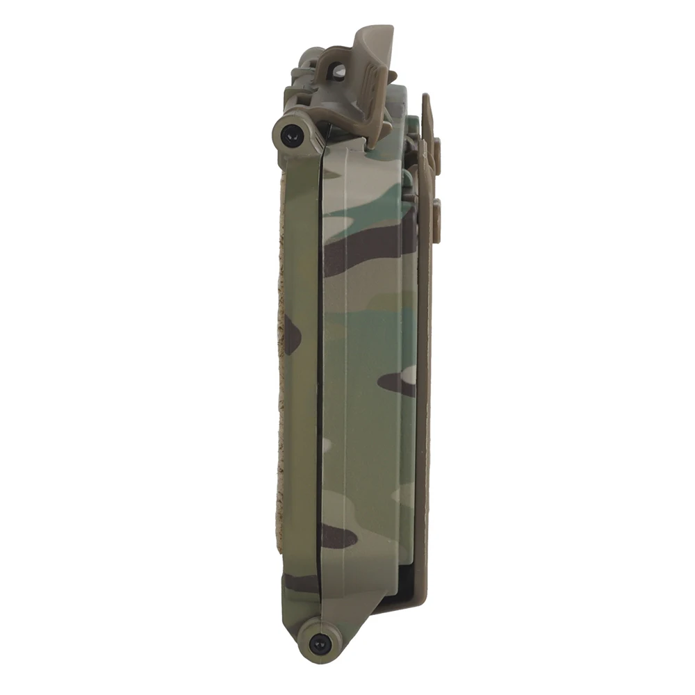 Caja de almacenamiento MOLLE de liberación rápida V2 PLUS, caja de montaje para dispositivos inteligentes, compatible con teléfono de 6,7 ", intercomunicador GPS para senderismo, Camping, deportes al aire libre - imagen 3