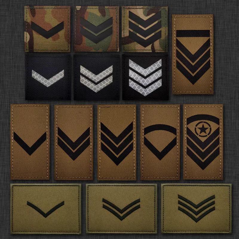 Parche reflectante del insignia de identificación del brazalete de advertencia de tela IR