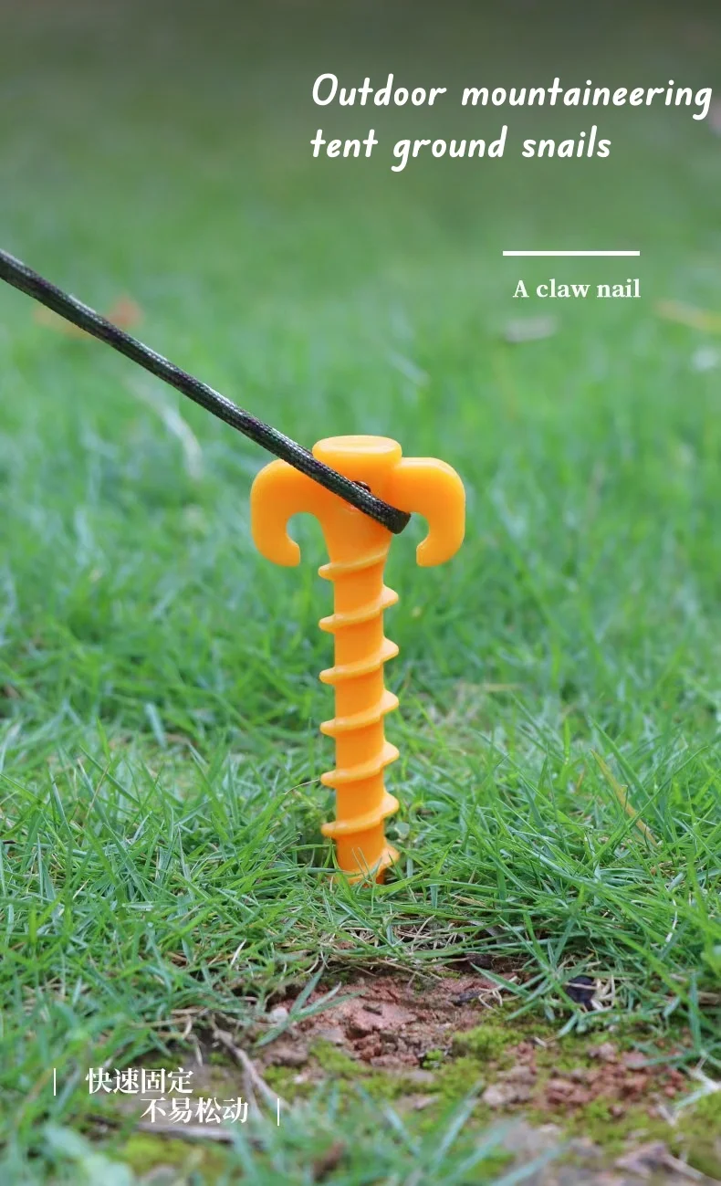 Caracoles de tierra para tienda de campaña al aire libre - imagen 3