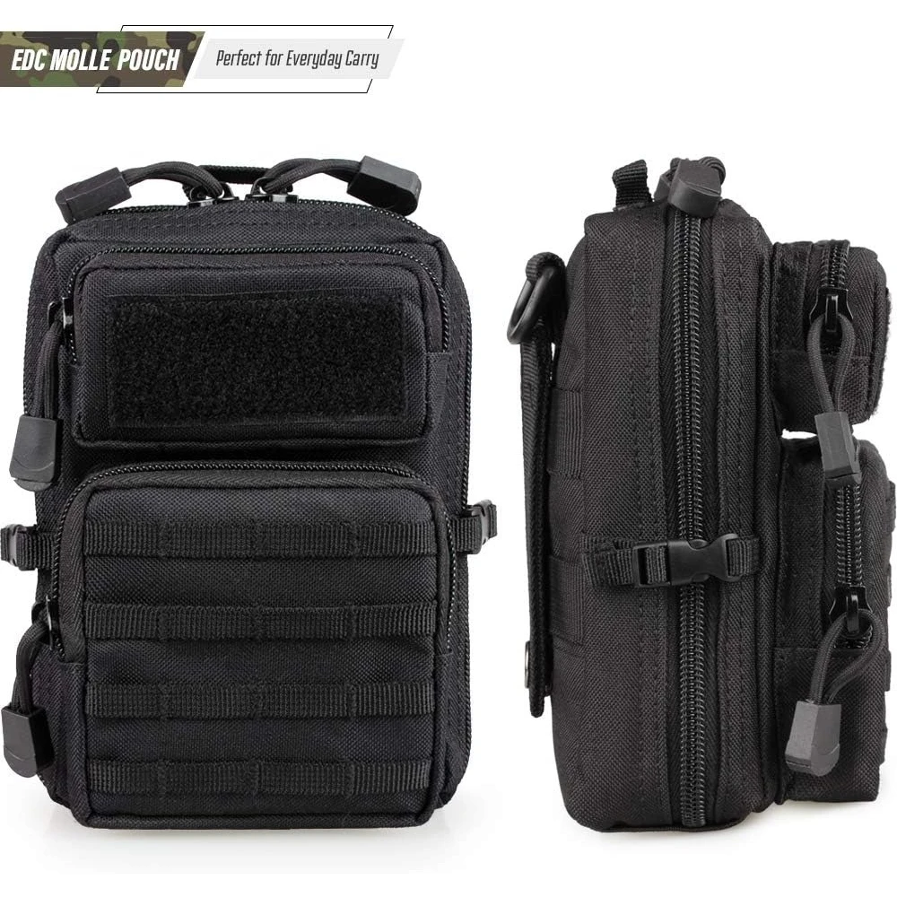 Bolsa táctica MOLLE EDC de cintura con bolsillo para teléfono - imagen 4