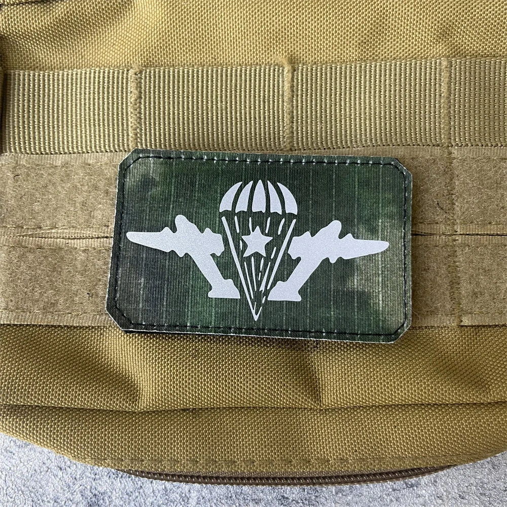 Parche de insignia de moral de Chevron "VDV", emblema táctico militar, parche de señal de llamada, tecnología impresa, pegatinas para mochila con gancho y bucle - imagen 5