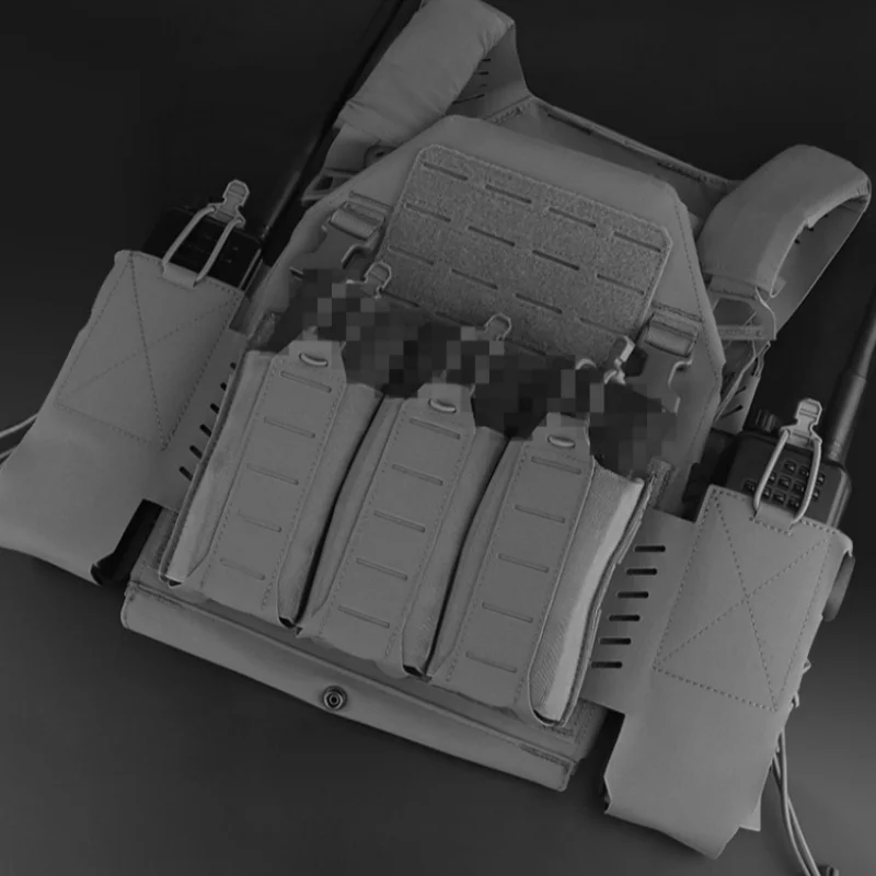 Bolsa portarradio táctica MOLLE impermeable y acolchada - imagen 2