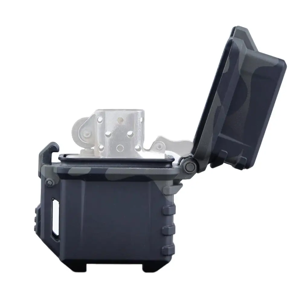 Zippo-estuche de almacenamiento de mechero táctico para exteriores, contenedor de almacenamiento, contenedor de almacenamiento, herramientas de supervivencia - imagen 2