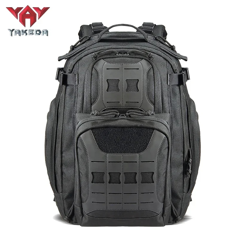 Mochila táctica YAKEDA 600D MOLLE, paquete de asalto, 40L, impermeable, para viajes al aire libre, Camping, escalada, senderismo, mochila para hombre - imagen 2