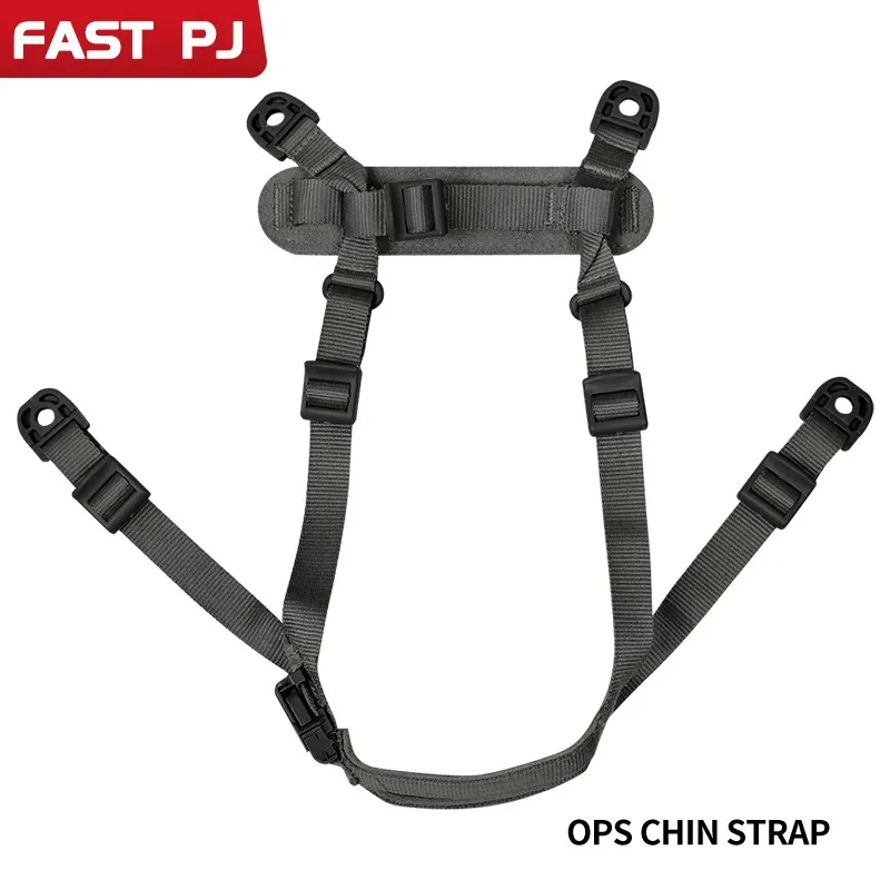 Suspensión de conversión de casco táctico MICH/ACH AF PASGT/M88, sistema de 4 puntos, soporte de correa para la barbilla para casco balístico - imagen 4