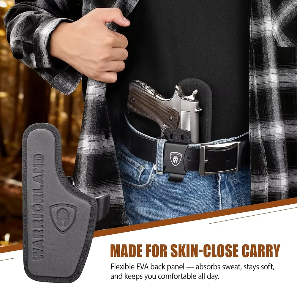 Funda compatible con 5 "1911, funda IWB Hydrid, funda interior para cinturilla, mano derecha de máxima comodidad - imagen 3