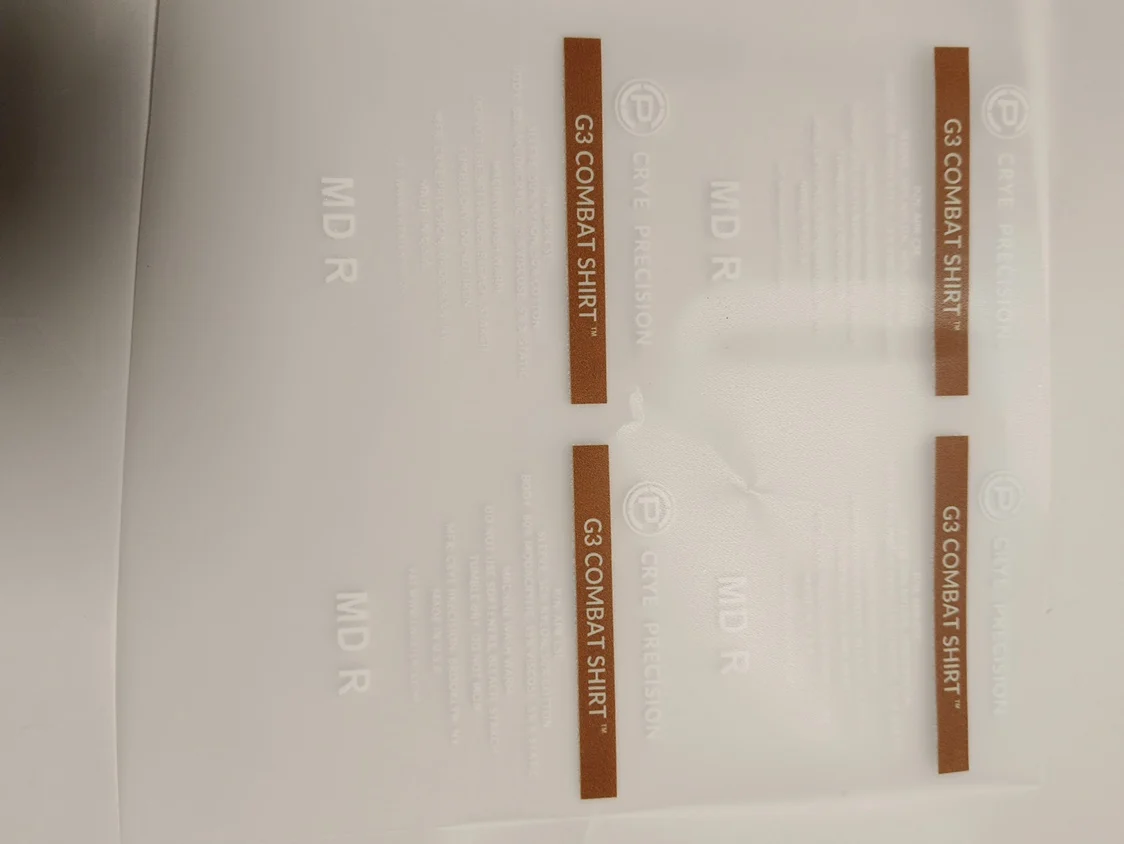 Etiqueta de pantalones de camisa G2 G3 JPC2.0 FE RRO etiqueta de estampado en caliente gen3 etiqueta de lavado de traje de rana jpc2.0 etiqueta de estampado en caliente - imagen 2