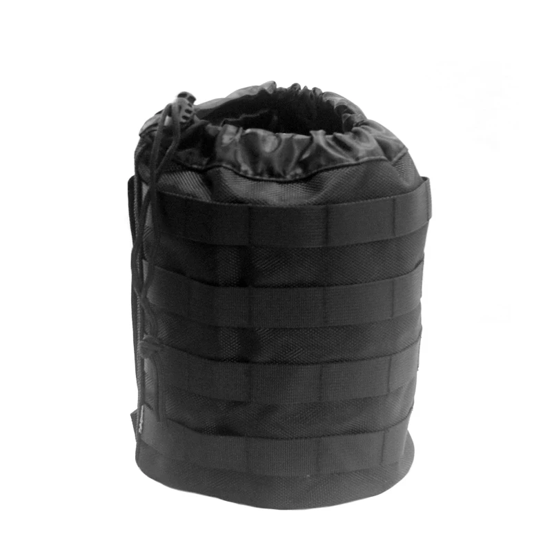 Bolsa táctica para botella de agua, hervidor militar con cordón, gran capacidad, sistema Molle para senderismo y supervivencia, paquete de hidratación - imagen 2