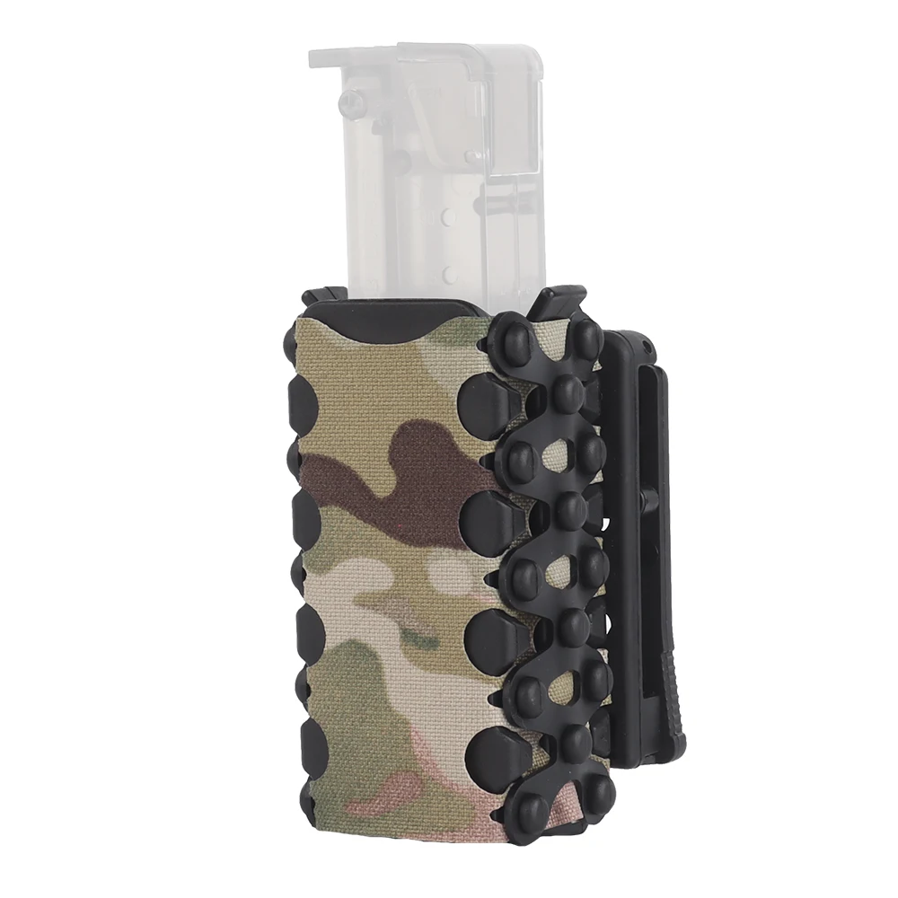 Bolsa magnética adaptable multifuncional para pistola táctica, revista elástica Airsoft de caza de 9mm para chaleco, portador de placa, cinturones Molle, equipo