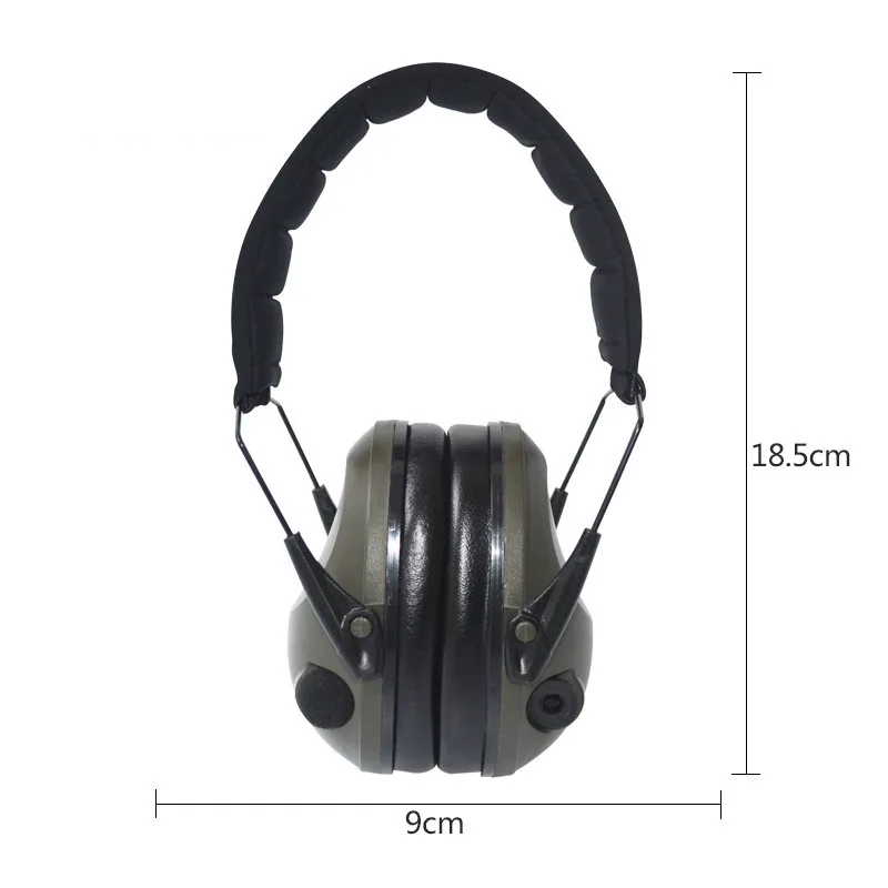 Auriculares antiruido para Tiro Táctico Hunter 6S, orejeras insonorizadas inteligentes militares, ensanchada diadema, esponja gruesa - imagen 2