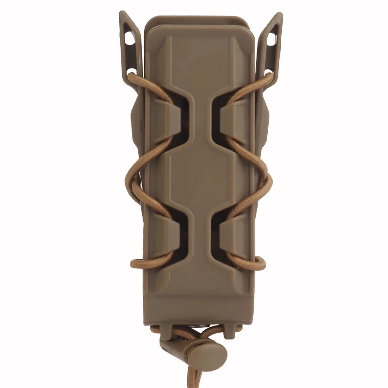 Bolsa para revistas de 9mm, cordón elástico ajustable para exteriores, funda para revistas Molle de caza y tiro de expansión de 9mm/45acp - imagen 5