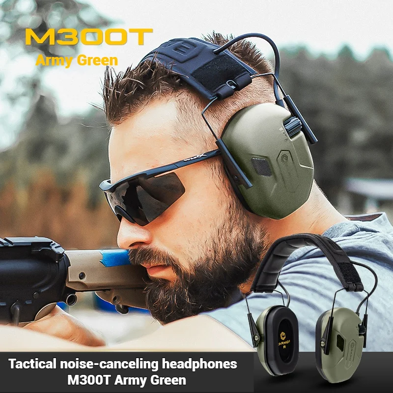 Earmor M300A M300T auriculares tácticos y gafas S01 Set IPSC rango de disparo auriculares de entrenamiento de tiro auriculares Bluetooth - imagen 5