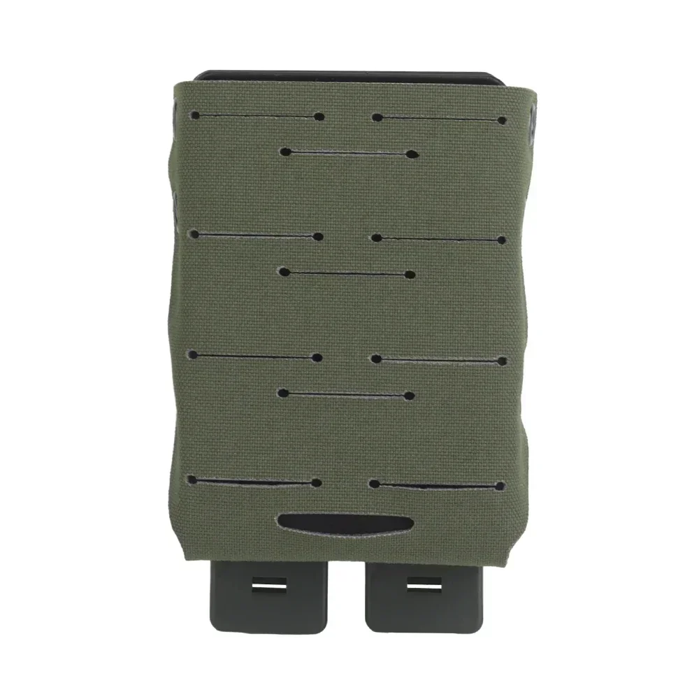 Bolsa para revistas Molle ligera AR15/ M4/9 milímetros con soporte de nailon incorporado, dispositivo para Rifle y pistola de caza - imagen 2