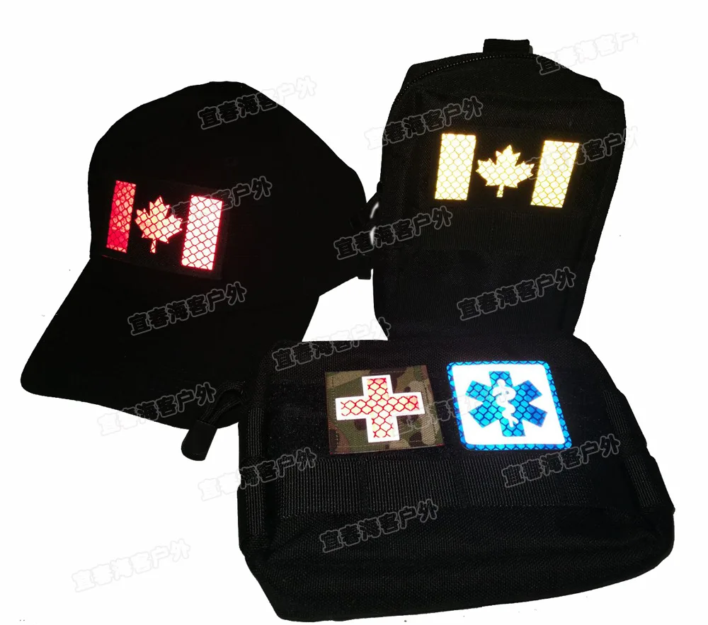 Parche reflectante de la bandera de EE. UU., sujetador táctico de las fuerzas especiales militares SRT de EE. UU., insignia del ejército de gancho y bucle, brazalete, disfraces DIY - imagen 4