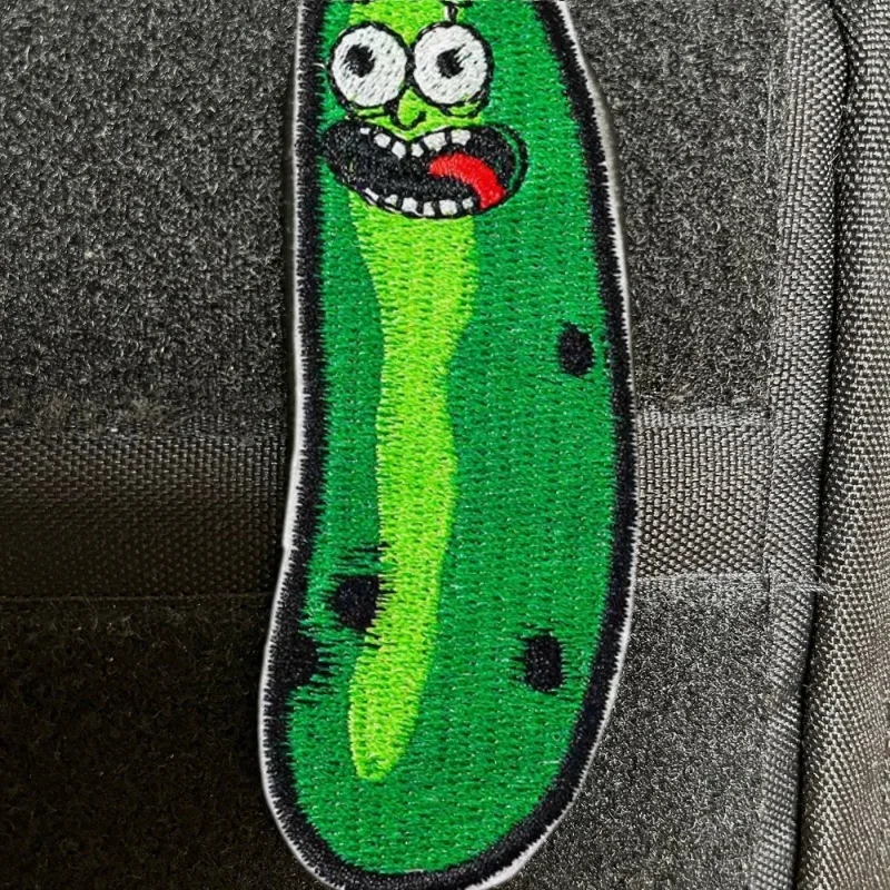 Insignia de moral cosida a mano para planchar, bordado de fruta y pepino de dibujos animados, brazalete táctico, bolsas de ropa, pegatinas decorativas personalizadas - imagen 5