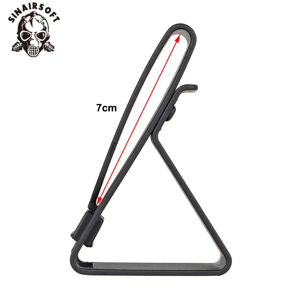 Soporte de cinturón para auriculares tácticos, colgador de auriculares de tiro, cintura Molle para IPSC IDPA USPSA Walker Peltor, accesorios de engranaje de cinturón - imagen 3