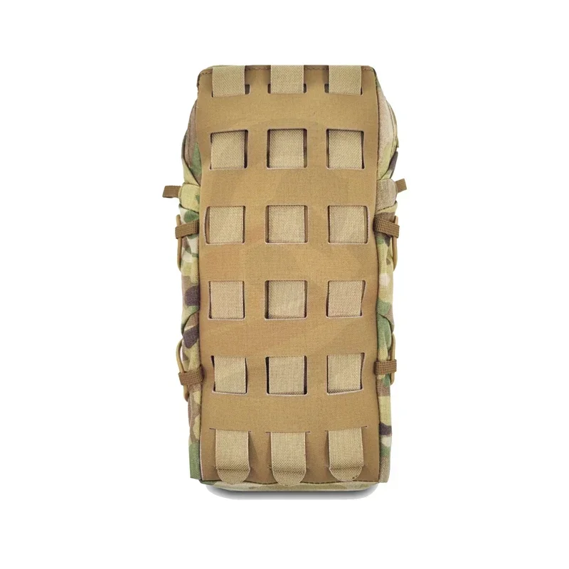 Bolsa Airsoft GP táctica Multicam 500D Vertical 12X5 bolsa para artículos diversos chaleco portador de placa Molle bolsa de Panel trasero equipo de almacenamiento - imagen 2