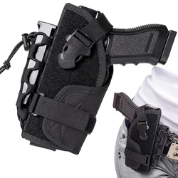 Funda táctica MOLLE diestro para pistola 1911 con soporte cargador