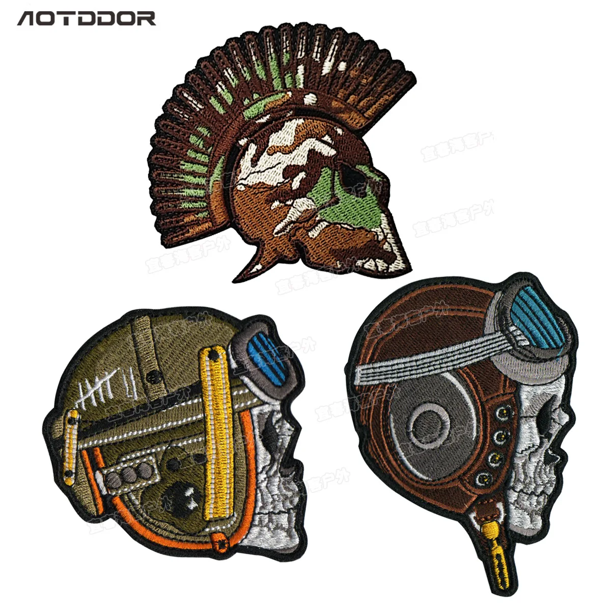 Bag Decoration Badge Army Fan Badge Spartan Camouflage Flying Armband Embroidery Military Patch for Clothing Patches on Clothes - imagen 2