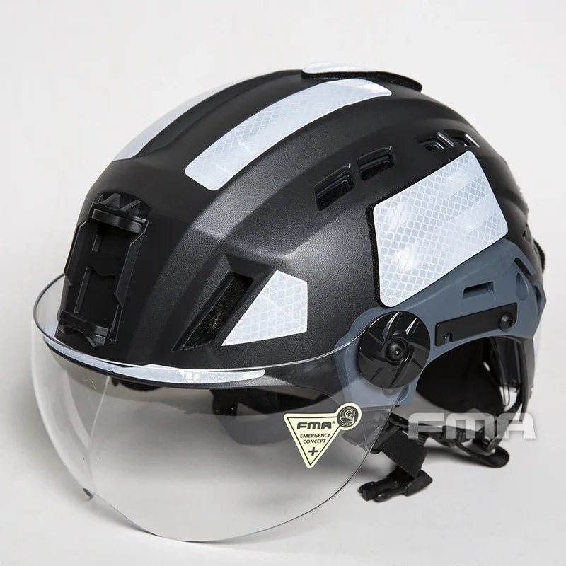 Casco de rescate de emergencia FMA EX SAR, casco de seguridad ligero, visera liviana, 2023, TB1452 - imagen 5
