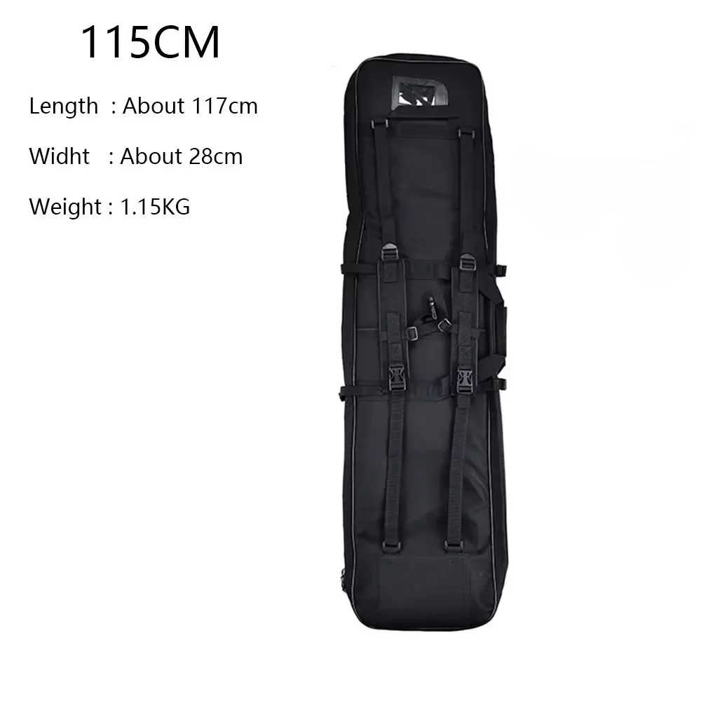 Gran oferta 85 95 120cm Estuche de transporte para Rifle doble bolsa para pistola mochila portátil para exteriores bolsa para pistolas largas - imagen 4