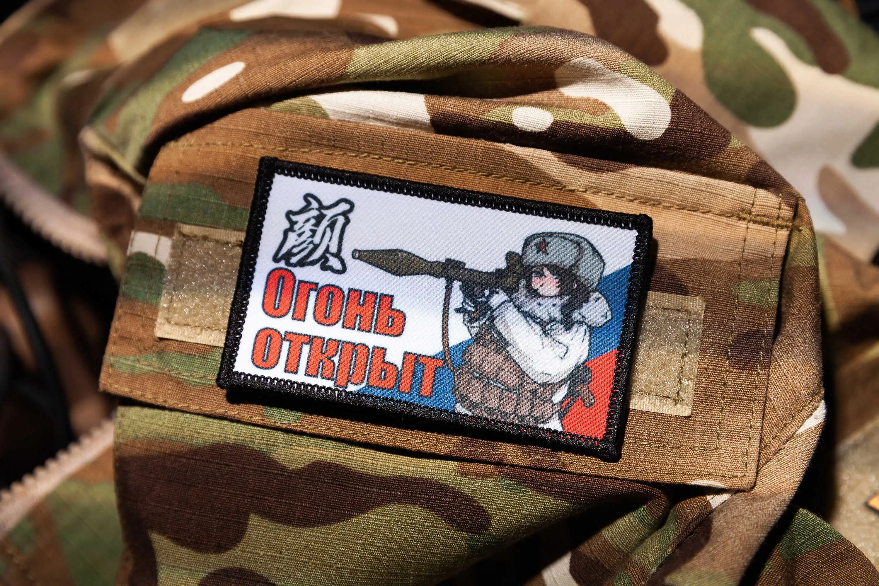 Parche de combate para niña, insignia de pistola táctica impresa para ropa, mochila, decoración de brazalete - imagen 3