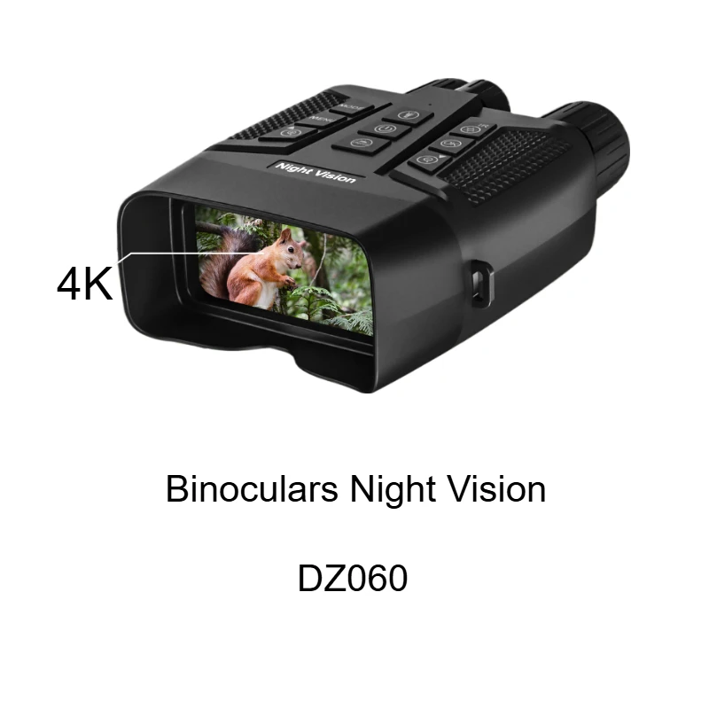 Binoculares visión nocturna 4K – infrarrojos y zoom 8x para caza