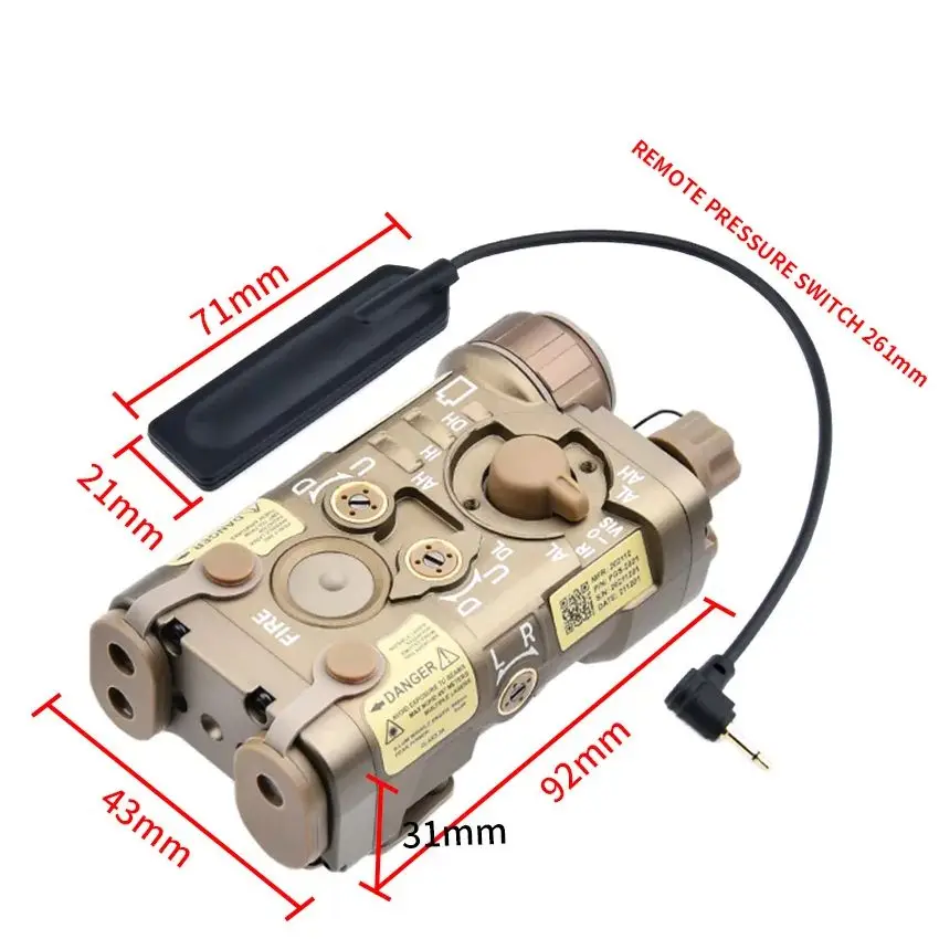 Linterna táctica M600/M300 compatible con riel Picatinny 20mm - imagen 2