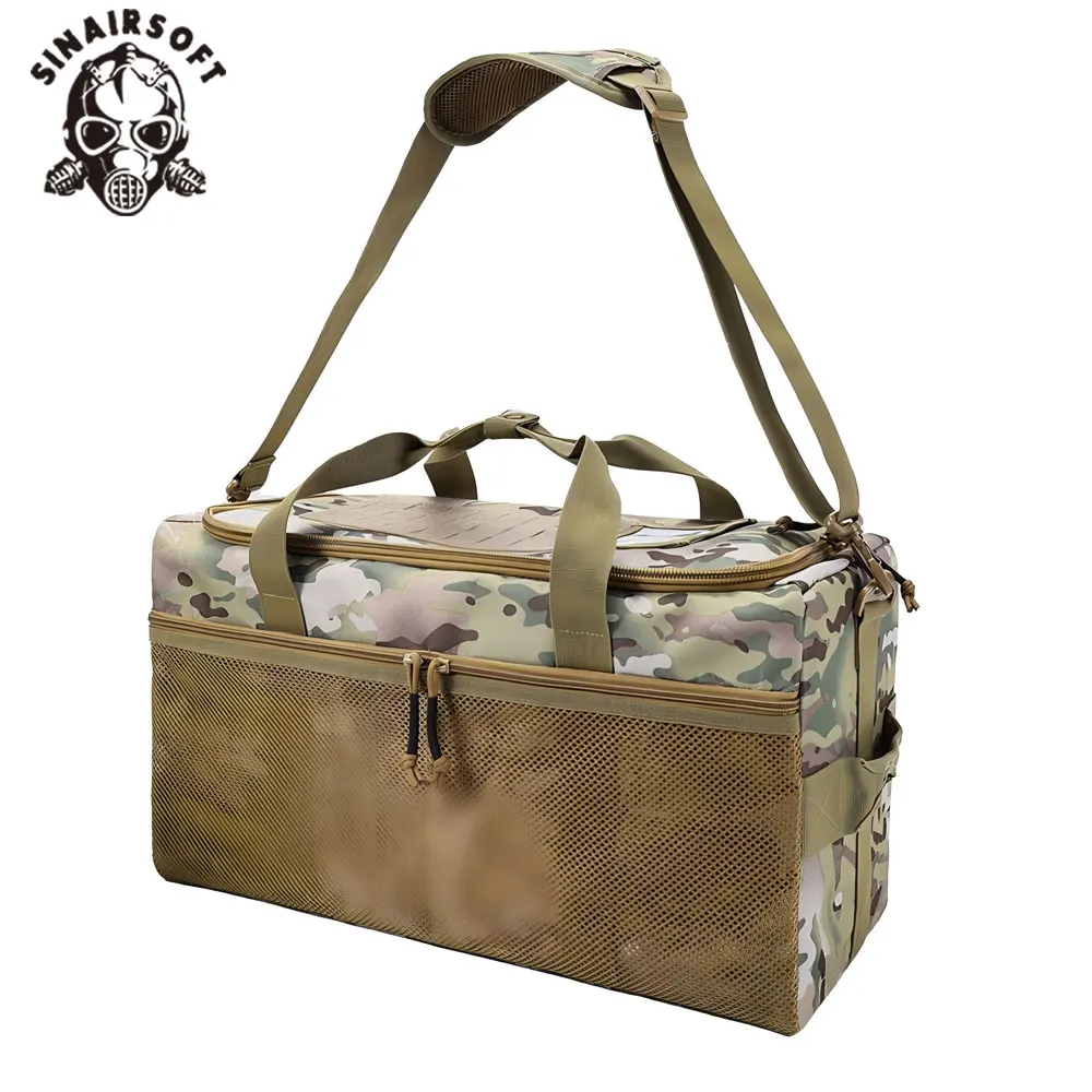 Mochila táctica de gran capacidad plegable Molle, mochila de senderismo para hombres, impermeable, deporte al aire libre, Camping, caza, viaje, mochila - imagen 4