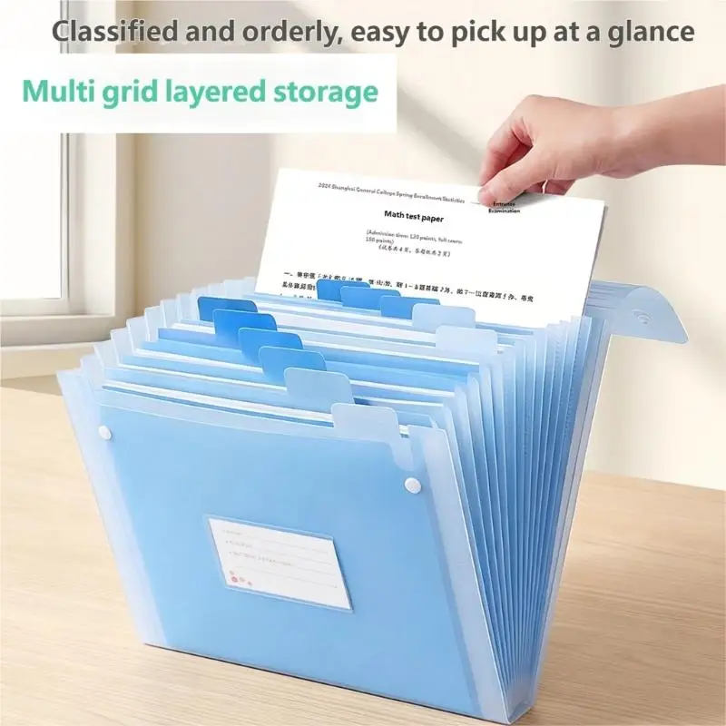 Carpetas acordeón con cierre seguro coloridas para archivos - imagen 4