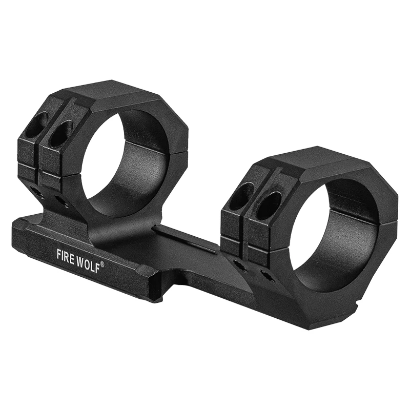 FIRE WOLF-Anillo de montaje para mira de aleación de aluminio 7075, 30mm, abrazadera doble para Airsoft de caza baja, Metal táctico, se adapta a riel de cola de milano de 20mm - imagen 3