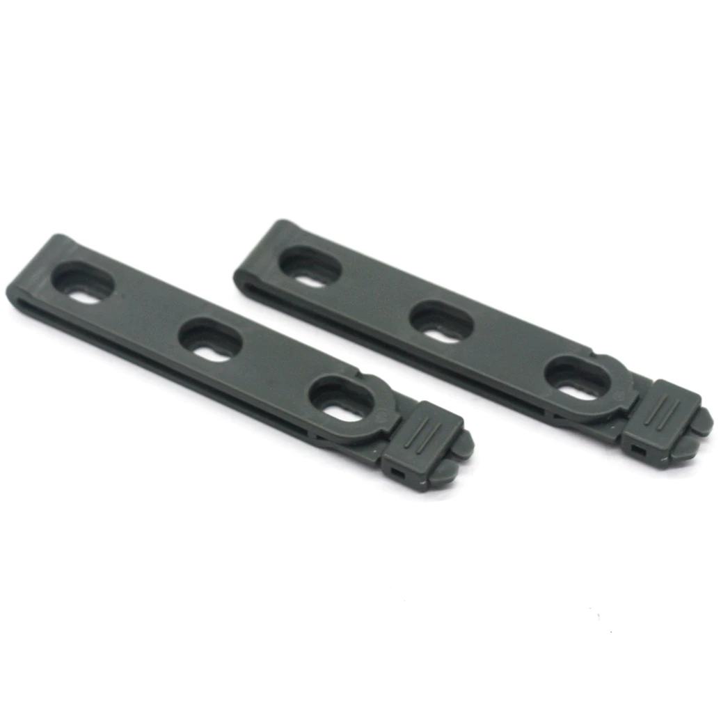 Clip de correa MOLLE Kydex, sistema táctico Molle, Clips traseros, abrazadera para bolsa de revista, cuchillo, vaina K, 1 par - imagen 4