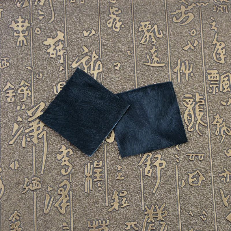 3 uds arco recurvo flecha de piel descanso negro marrón pelo de caballo 5x5cm arco largo tradicional tiro con arco al aire libre accesorios de caza - imagen 5