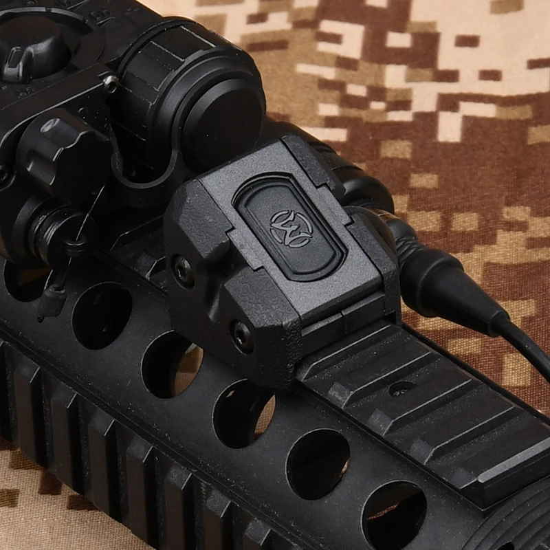 Jaula táctica HRF RAMP, montaje de interruptor ModButton, Base de botón de control remoto SF 2,5, enchufe de grúa compatible con riel de 20mm, luz de arma M300 M600 - imagen 2