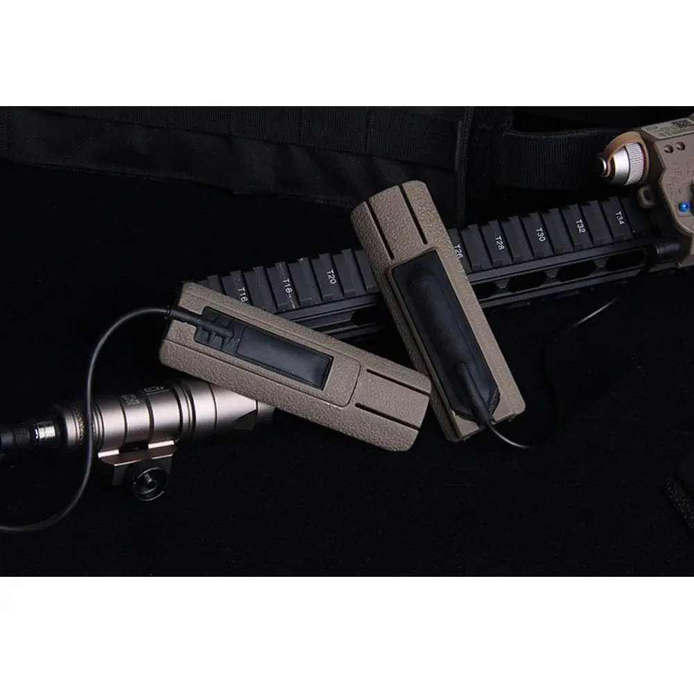 Kit de placa de montaje de interruptor de presión de luz táctica, Panel de bolsillo de cicatriz TD para linterna de riel Picatinny de 20mm, accesorio de interruptor remoto - imagen 3