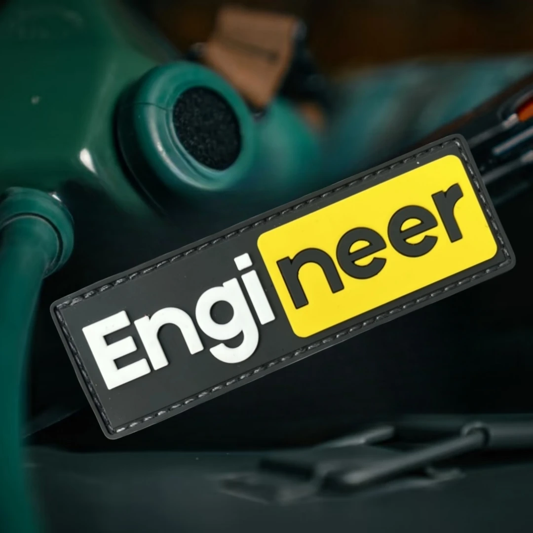 Parche táctico "Engineer", insignia personalizada de moral del ejército, parches de gancho y bucle de PVC 3D para ropa, equipo militar, pegatina para casco - imagen 5